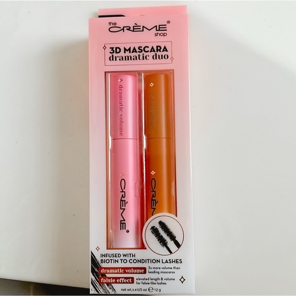 The Crème Shop 3D Mascara Dramatic Duo – Dramatic Volume & False Effect - Picture 1 of 3